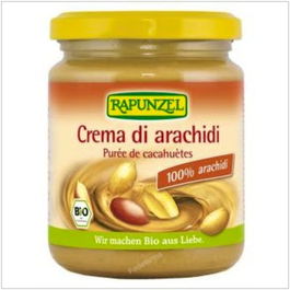 RAPUNZEL Crema de Cacahuete Bio 250g - Rica en Proteínas y Grasas Saludables
