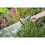 Gardena Pistola de riego Comfort Rain para plantas y césped, caudal ajustable y antigoteo
