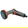 GARDENA 18319-20 Pistola de Agua Comfort para Riego de Jardín y Beets, Patrón de Roció Ajustable, Mango Ergonómico, Color Gris/Naranja, Fabricado en Alemania