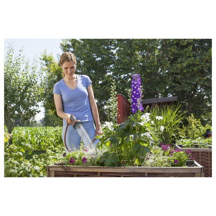 GARDENA 18319-20 Pistola de Agua Comfort para Riego de Jardín y Beets, Patrón de Roció Ajustable, Mango Ergonómico, Color Gris/Naranja, Fabricado en Alemania GARDENA 18319-20 Pistola de Agua Comfort para Riego de Jardín y Beets, Patrón de Roció Ajustable, Mango Ergonómico, Color Gris/Naranja, Fabricado en Alemania