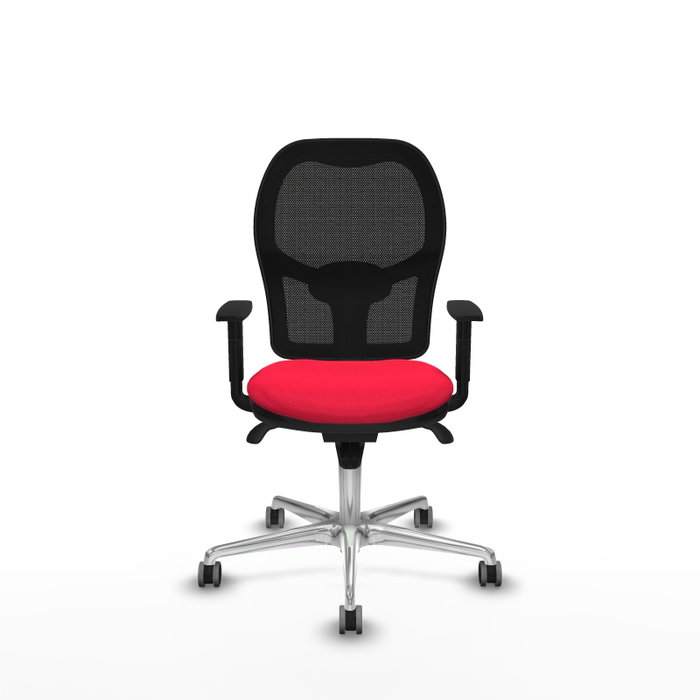 PIQUERAS Y CRESPO Silla de oficina Jorquera Roja y Negra