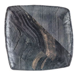 TABLECRAFT - 10023 - Pack de 4 unidades - Bandeja cuadrada - 38 x 37 cm - Negro