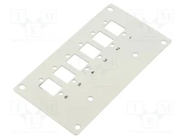LogiLink Placa frontal de fibra óptica 6 LC-D / 6 SC-S para distribuidor de empalme