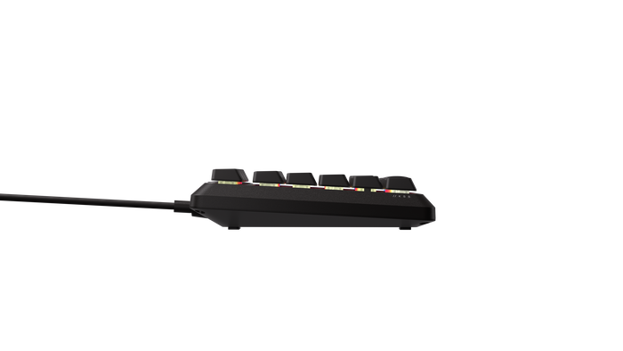 Corsair Teclado K55 CORE TKL CH-9216065-ES Teclado de Membrana para Gaming Compacto RGB Resistente a Derrames