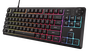 Corsair Teclado K55 CORE TKL CH-9216065-ES Teclado de Membrana para Gaming Compacto RGB Resistente a Derrames