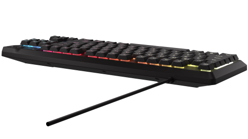 Corsair Teclado K55 CORE TKL CH-9216065-ES Teclado de Membrana para Gaming Compacto RGB Resistente a Derrames