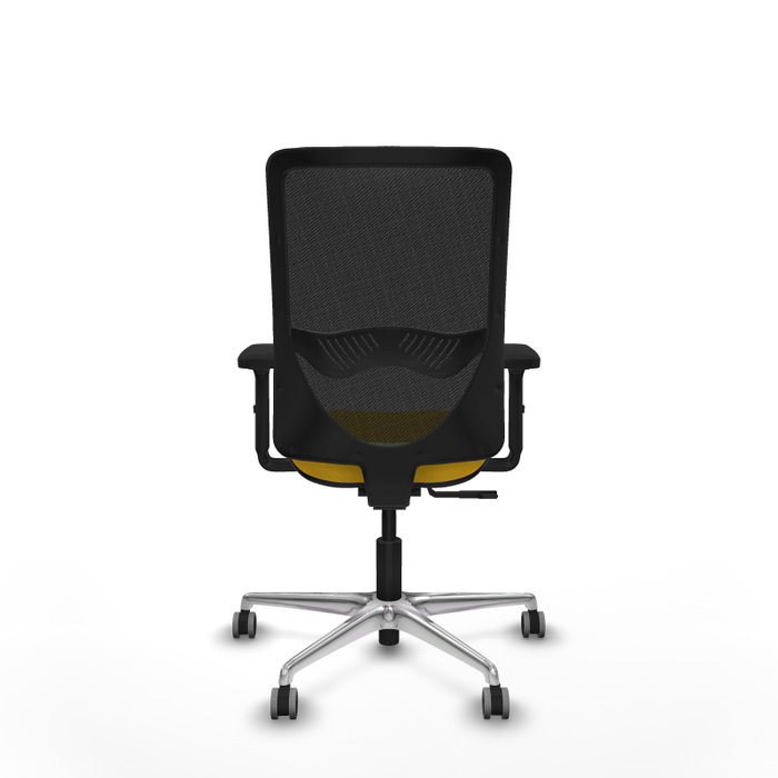 PIQUERAS Y CRESPO Silla de oficina Zulema con mecanismo Sincro, Amarillo y Negro PIQUERAS Y CRESPO Silla de oficina Zulema con mecanismo Sincro, Amarillo y Negro