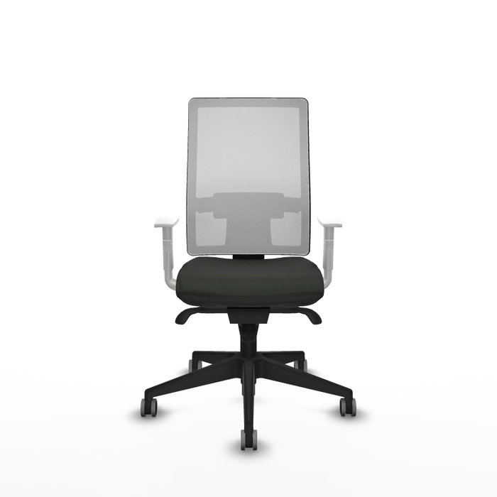 PIQUERAS Y CRESPO Silla de oficina Horna con mecanismo Sincro, Negro y Blanco PIQUERAS Y CRESPO Silla de oficina Horna con mecanismo Sincro, Negro y Blanco