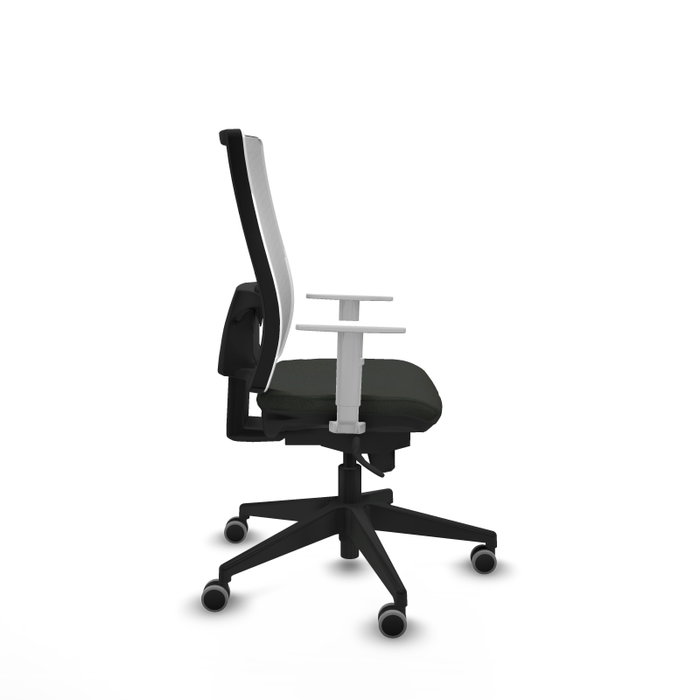 PIQUERAS Y CRESPO Silla de oficina Horna con mecanismo Sincro, Negro y Blanco PIQUERAS Y CRESPO Silla de oficina Horna con mecanismo Sincro, Negro y Blanco