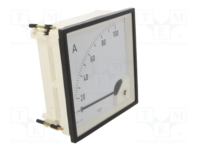 LUMEL Amperímetro para panel 0÷100A AC True RMS Clase 1,5 600V