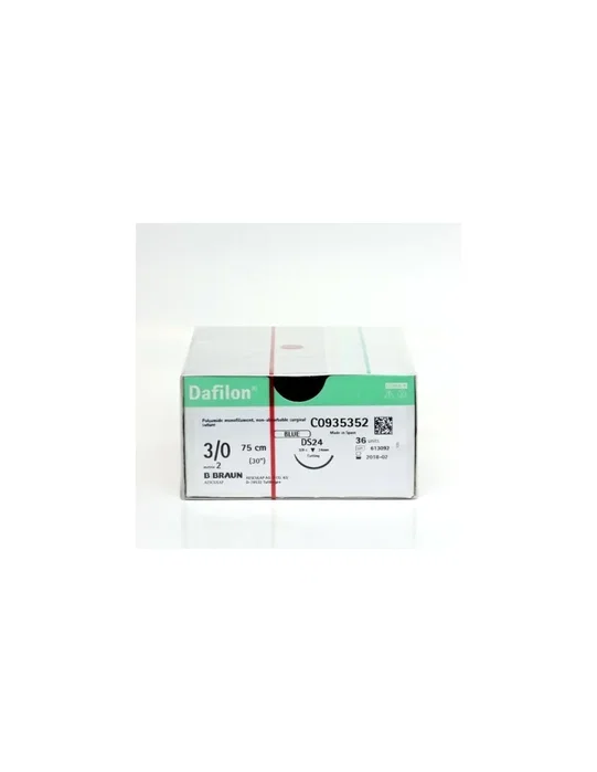 B. Braun Dafilon Blue 2/0 DS24 75cm 36 unidades