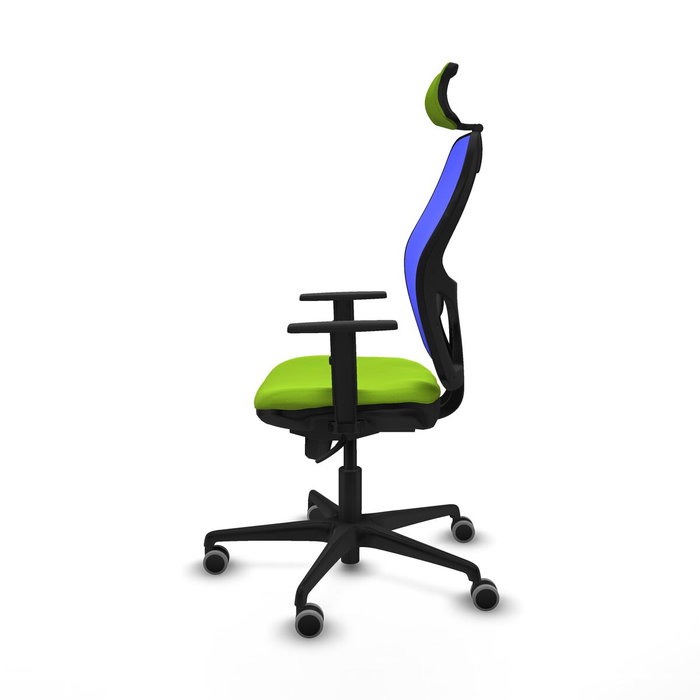 PIQUERAS Y CRESPO Silla de oficina Jorquera Sincro Pistacho y Azul