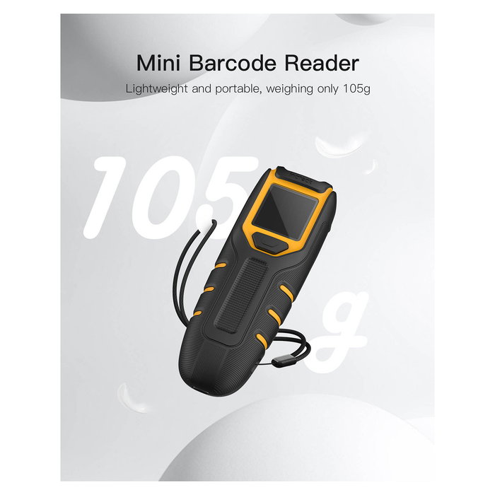 Inateck BCST-47 Lápiz Escáner de Códigos de Barras USB con Pantalla, Multicolor