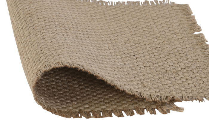DKD Home Decor Individuales Básicos Natural Yute y Poliéster 30 x 45 cm (12 Unidades)