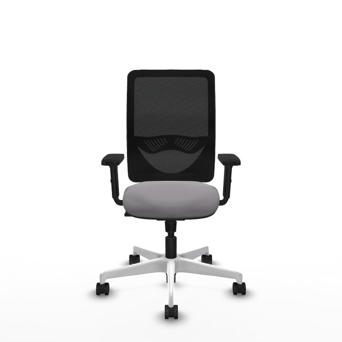 PIQUERAS Y CRESPO Silla de oficina Zulema con mecanismo Sincro, Gris y Negro PIQUERAS Y CRESPO Silla de oficina Zulema con mecanismo Sincro, Gris y Negro