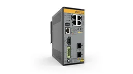 Allied Telesis AT-IE220-6GHX-80 Switch L2 Gestionado 6 Puertos Gigabit Ethernet (4xPoE+) con 2 SFP, Montaje en Pared/DIN, Gris