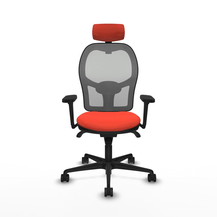 PIQUERAS Y CRESPO Silla de oficina Jorquera Naranja y Gris
