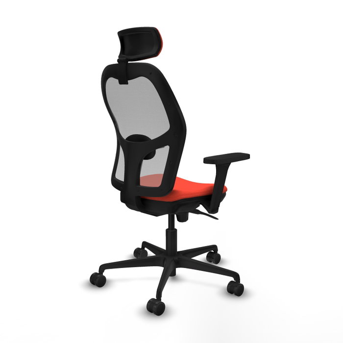 PIQUERAS Y CRESPO Silla de oficina Jorquera Naranja y Gris