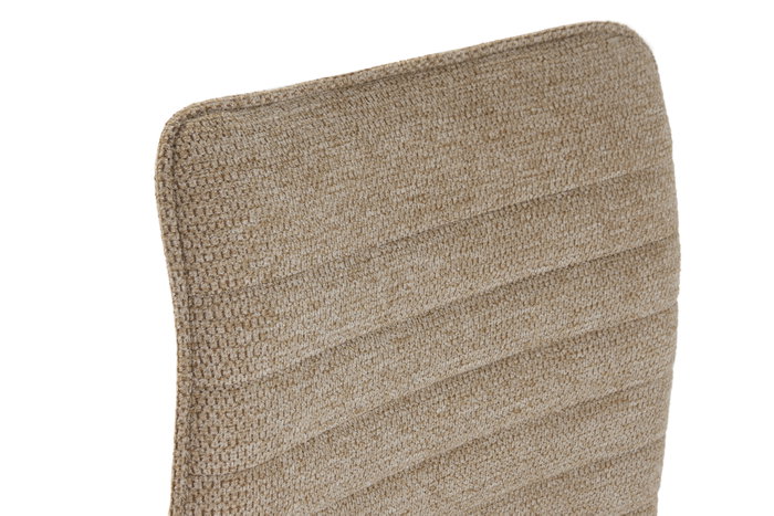 DKD Home Decor Silla de Poliéster y Metal Marrón DKD Home Decor Silla de Poliéster y Metal Marrón