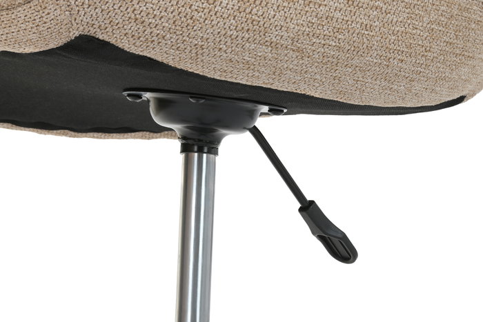 DKD Home Decor Silla de Poliéster y Metal Marrón DKD Home Decor Silla de Poliéster y Metal Marrón