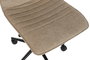 DKD Home Decor Silla de Poliéster y Metal Marrón