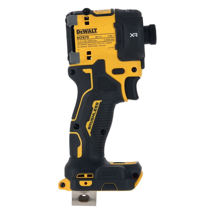DEWALT DCF870NT-XJ Llave de Impacto Inalámbrica 18V 1/4" 56 Nm Velocidad Ajustable Luz Integrada DEWALT DCF870NT-XJ Llave de Impacto Inalámbrica 18V 1/4" 56 Nm Velocidad Ajustable Luz Integrada