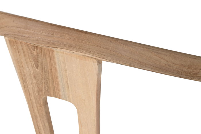 DKD Home Decor Taburete Natural 55 x 98 x 52 cm Teca Fibra