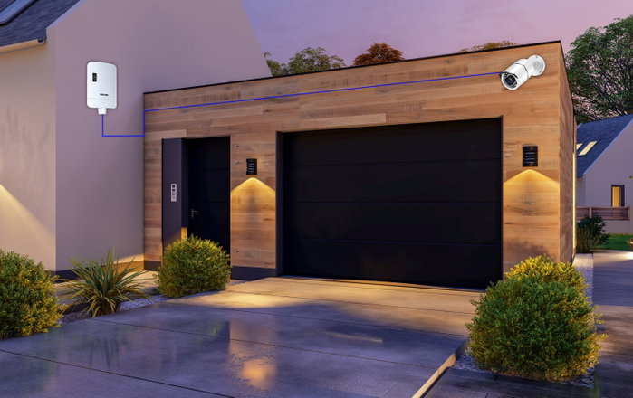 Intellinet Switch Gigabit de 5 puertos con PoE Passthrough para exteriores
