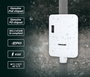 Intellinet Switch Gigabit de 5 puertos con PoE Passthrough para exteriores
