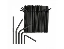 Sorbete articulado polipropileno negro 6x230 mm 100 unidades