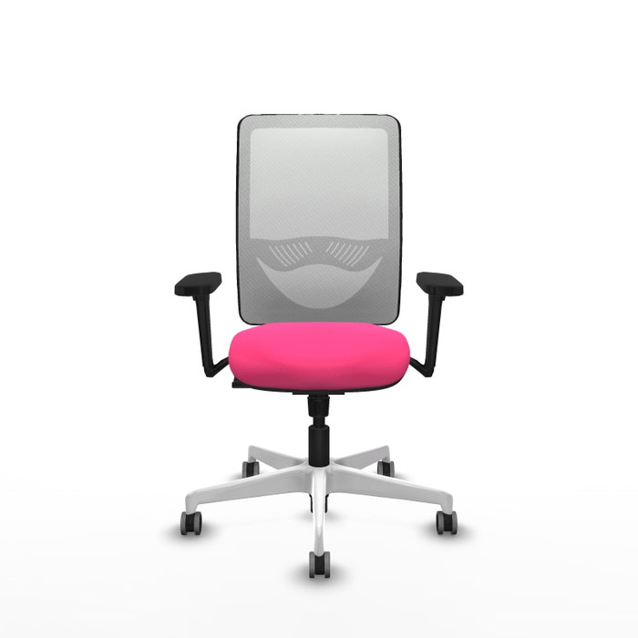 PIQUERAS Y CRESPO Silla de oficina Zulema Rosa y Blanco PIQUERAS Y CRESPO Silla de oficina Zulema Rosa y Blanco