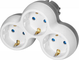 ORNO Ladrón con 3 Tomas Schuko OR-AE-13239(GS)