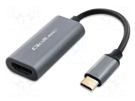 QOLTEC Adaptador HDMI hembra a USB C macho, USB 3.1