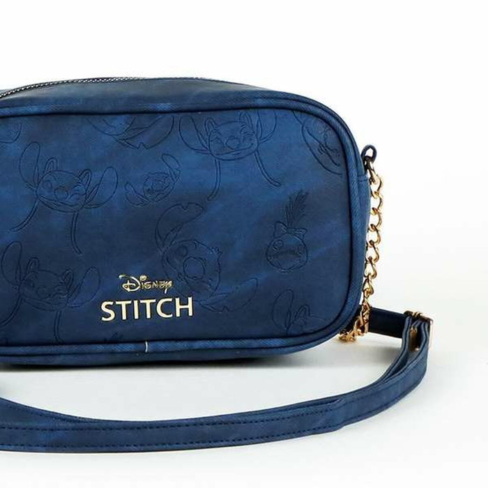 Cerdá Bolso Stitch Disney Azul en Polipiel