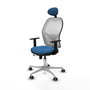 PIQUERAS Y CRESPO Silla de oficina Jorquera Azul claro y Blanco