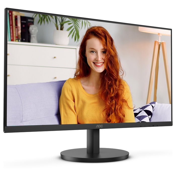 AOC U27B3A Monitor 68.6 cm (27") 4K UHD 3840x2160 IPS 16:9 4ms HDR10 350 cd/m2 60Hz 2xHDMI+DP Altavoces Negro
