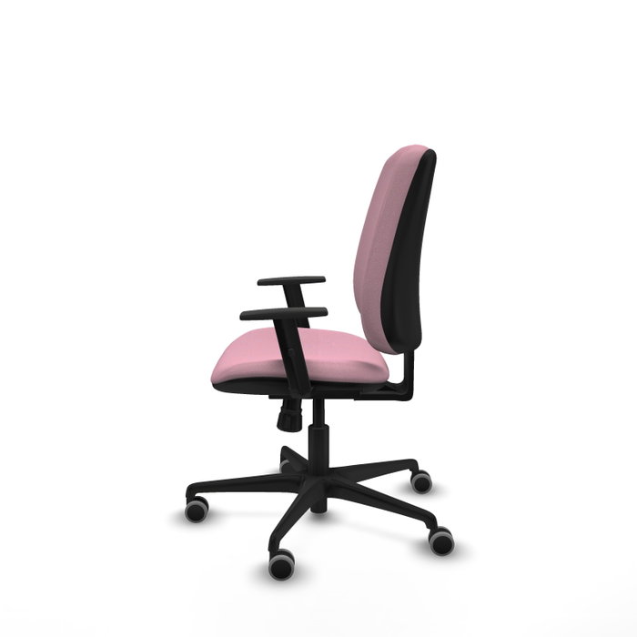 PIQUERAS Y CRESPO Silla de oficina Alares Rosa con mecanismo Sincro