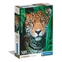 Clementoni CLE1708579108441 Puzzle 500 Piezas Jaguar en la Jungla