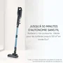 Severin HV7151 Aspiradora de Mano Inalámbrica 2 en 1, 300 W, 50 Minutos Autonomía, Depósito 650 ml, 80 dB, Negro/Azul