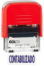COLOP Printer 20 con texto contabilizado