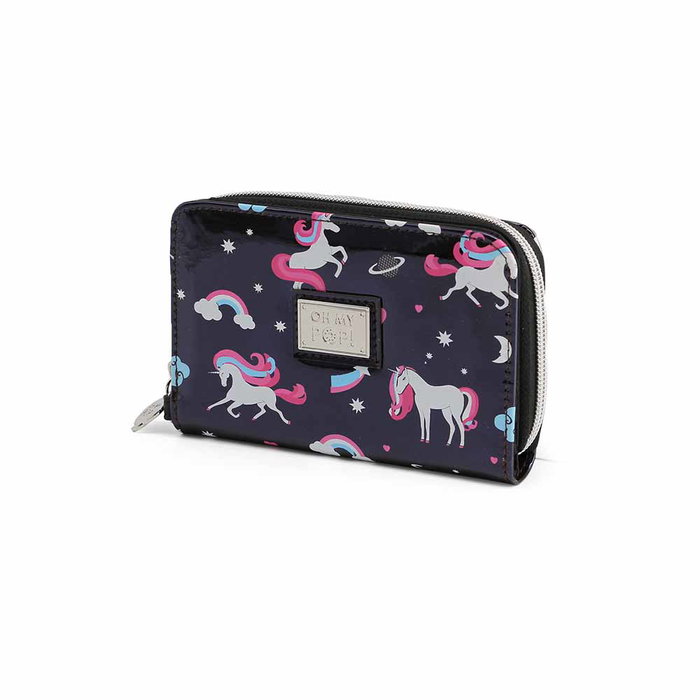 Oh My Pop Billetero Unicorn Negro Oh My Pop Billetero Unicorn Negro