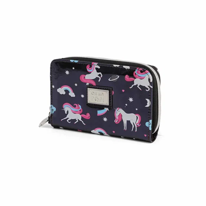 Oh My Pop Billetero Unicorn Negro