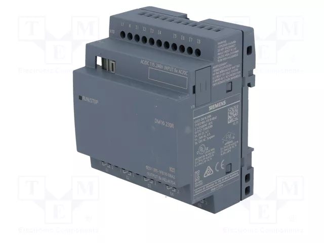 Siemens 6ED10551FB100BA2 LOGO! DM16 230R Módulo de expansión 4TE 8DE/8DA
