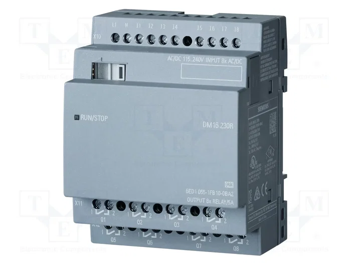 Siemens 6ED10551FB100BA2 LOGO! DM16 230R Módulo de expansión 4TE 8DE/8DA