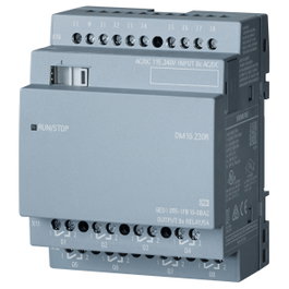 Siemens 6ED10551FB100BA2 LOGO! DM16 230R Módulo de expansión 4TE 8DE/8DA