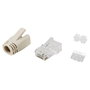 Equip Kit de 100 Conectores RJ45 Cat.6A UTP con Protector y Guía
