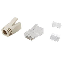 Equip RJ45 Kit 100 Unidades de Conectores de Red Ethernet Cat5e/Cat6