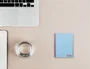 Liderpapel Cuaderno Espiral A7 Micro Wonder Celeste Cuadrícula 5mm 100 Hojas