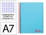 Liderpapel Cuaderno Espiral A7 Micro Wonder Celeste Cuadrícula 5mm 100 Hojas