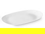 Vivalto Bandeja Opal Rectangular 36 cm de Vidrio Blanca - 34x25.5x2.5 cm (Set de 18)